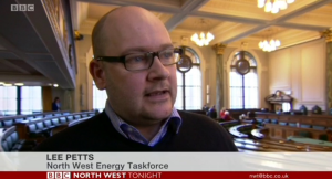 Lee Petts OESG chief executive talks to BBC North West Tonight
